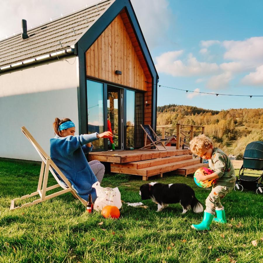 Sarnia Laka Domek 1 Z Prywatnym Jacuzzi Stronie Slaskie Exterior foto