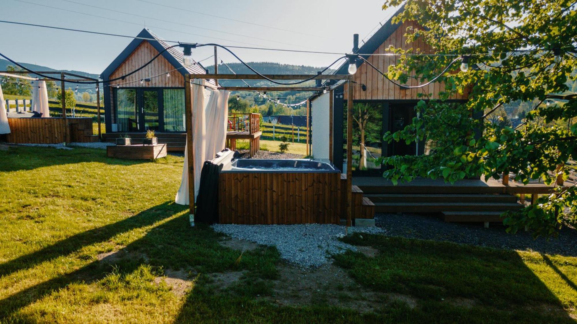 Sarnia Laka Domek 1 Z Prywatnym Jacuzzi Stronie Slaskie Exterior foto